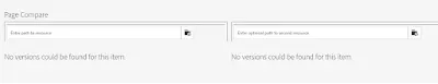 ACS AEM Commons Page Compare