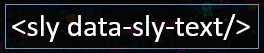 HTL sly-text